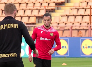 Հայաստանի ազգային հավաքականի նախախաղային մարզումը