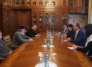 Ամենայն Հայոց Կաթողիկոսն ընդունել է ԵԽ պատգամավորին