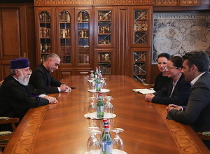 Կաթողիկոսն ընդունել է ՄԱԿ-ի Մանկական հիմնադրամի հայաստանյան գրասենյակի ներկայացուցչին