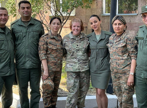 Բրիգադի գեներալի գլխավորությամբ Կանզասի պատվիրակությունն այցելել է ՊՆ հոսպիտալ