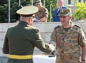 Պապիկյանը ներկա էր Ռազմական համալսարանի կազմավորման 29-րդ տարեդարձին նվիրված  արարողությանը