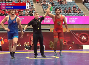 Կնյազ Իբոյանը հաղթեց թուրք ըմբիշին և հռչակվեց Եվրոպայի Մ-20 առաջնության չեմպիոն