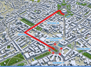 Հուլիսի 4-ին և 5-ին ժամանակավորապես կփակվեն մայրաքաղաքի կենտրոնի առանձին փողոցներ