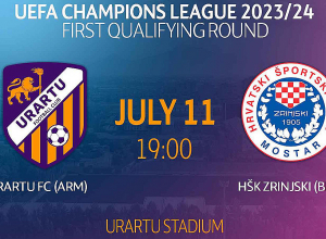 Այսօր՝ «Ուրարտու» - «Զրինսկի». Հայաստանի 27-րդ մեկնարկը չեմպիոնների լիգայում