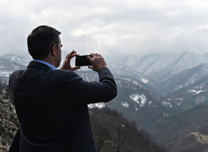По телевидению Baku TV вся территория Армении была представлена ​​на карте как азербайджанская