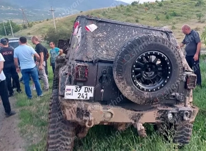 Տավուշի մարզում բախվել են Jeep Wrangler-ն ու Toyota Alphard-ը. 6 վիրավորներից 2-ը երեխաներ են