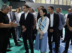 Ժաննա Անդրեասյանը ներկա է եղել «Կիլիկիա» մարզադահլիճի բացմանը