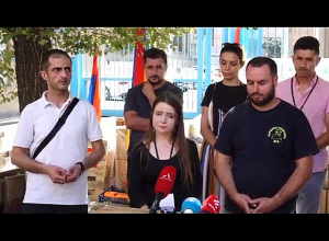 Արցախում տիրող իրավիճակին նվիրված ասուլիս ՄԱԿ-ի գրասենյակի դիմաց.