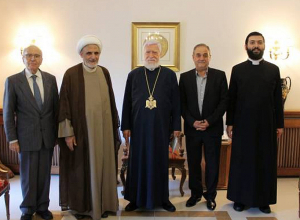 Լիբանանի խորհրդարանի նախագահի ներկայացուցիչներն Արամ Ա կաթողիկոսին խոստացել են զորավիգ լինել Արցախի արդար դատին