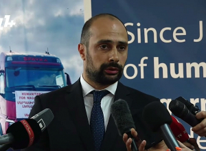 Ֆրանսիական բեռնատարները հասան Կոռնիձոր․ Վարդան Սարգսյանի ճեպազրույցը