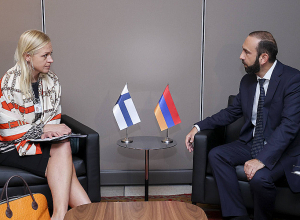 Арарат Мирзоян встретился с министром иностранных дел Финляндии в Нью-Йорке