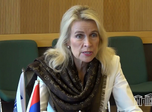 Ալեն Սիմոնյանը Դուբլինում հանդիպել է ԵԱՀԿ ԽՎ նախագահ Պիա Կաումային