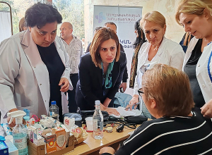 Անահիտ Ավանեսյանն այսօր եղել է Վայքի հումանիտար կայանում տեղակայված բժշկական կետում