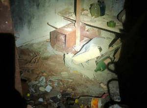 Նկուղը մաքրելիս հայտնաբերվել է պայթուցիկ նյութ