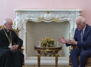 Նախագահ  Վահագն Խաչատուրյանն ընդունել է Քենթերբերիի արքեպիսկոպոս Ջասթին Ուելբիին