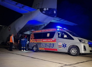 ԼՂ-ում  պայթյունի և ռազմական ագրեսիայի հետևանքով վնասվածքներ ստացած 7 պացիենտ այսօր տեղափոխվել է Ֆրանսիա և Բուլղարիա