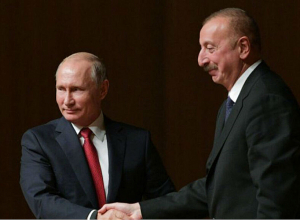 Ալիեւը զանգահարել է Պուտինին եւ շնորհավորել նրան տարեդարձի առիթով