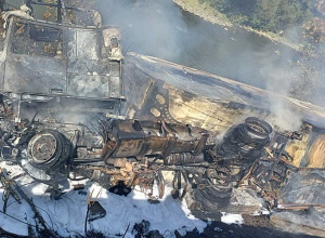 Այրվել է բեռնատար ավտոմեքենա