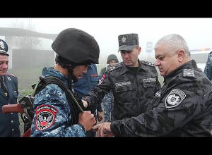 ՆԳՆ ոստիկանության պետն ու ՈԶ հրամանատարն այցելել են Սյունիքի մարզ