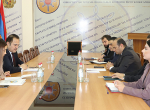 ԱՍՀ նախարար Նարեկ Մկրտչյանն ընդունել է ՀՀ-ում Քուվեյթի  դեսպան Նաուաֆ Աբդուլազիզ Աբդուլլահ Ալ Էնեզիին