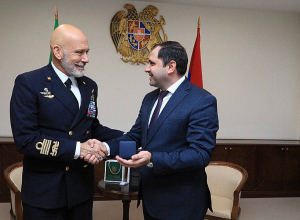 Сурен Папикян принял начальника Генерального штаба вооружённых сил Италии