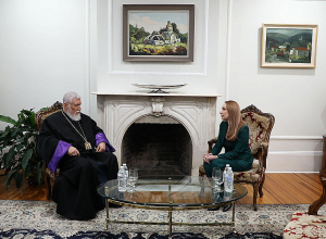 Լիլիթ Մակունցը և Արամ Ա կաթողիկոսը քննարկել են Հայաստան-Սփյուռք հարաբերություններին առնչվող հարցեր