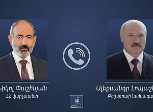 Состоялся телефонный разговор премьер-министра РА и Президента Беларуси