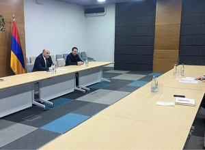 Վրաստանում ՀՀ դեսպան Աշոտ Սմբատյանը հանդիպել է Վրաստանի ՆԳՆ տեղակալ Ալեքսանդր Դարախվելիձեի հետ