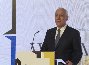 Նախագահ Վահագն Խաչատուրյանը մասնակցել է Հայկական դրամի ներդրման 30 ամյակին նվիրված ընդունելությանը