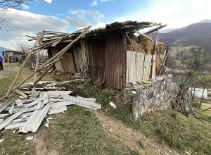 Լոռու գյուղերում ուժգին քամին ավերածություններ է արել