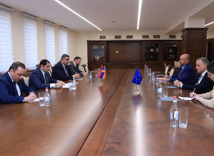 Սուրեն Պապիկյանն ընդունել է ՀՀ-ում Եվրոպական միության պատվիրակության ղեկավարին