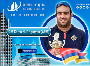 Կարեն Գրիգորյանը առաջինն է, իսկ 12-ամյա Տիգրան Համբարձումյանը 9-րդը. շախմատի միջազգային փառատոն