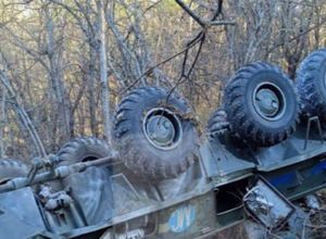 Ստեփանակերտում ռուս խաղաղապահների զրահափոխադրիչ է վթարի ենթարկվել, կա մեկ զոհ