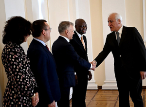 Նախագահն ընդունել է Աշխատանքի միջազգային կազմակերպության գլխավոր տնօրենի  գլխավորած պատվիրակությանը