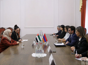 Հակոբ Արշակյանը հանդիպել է ՀՀ-ում ԱՄԷ-ի դեսպան Նարիման Մուհամմեդ Շարիֆ Ալ Մուլլային