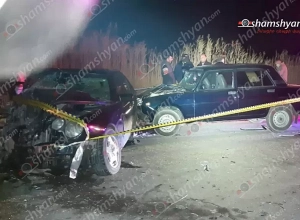 Խոշոր ավտովթար՝ Արմավիրի մարզում. կա 4 վիրավոր