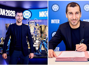 «Ինտերը» 2 տարով երկարաձգել է պայմանագիրը Հենրիխ Մխիթարյանի հետ
