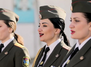 ԶՈՒ օրհներգը՝ «Երազի իմ երկիր հայրենի»-ն, ՀՀ ԶՈՒ երգի և պարի համույթի կատարմամբ