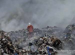 Նուբարաշենի աղբավայրում հրդեհ է բռնկվել․ 2 հրշեջ տեղափոխվել է հիվանդանոց. Shamshyan.com