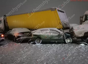 Երևան-Սևան ճանապարհին բախվել է 40-ից ավելի ավտոմեքենա․ կան վիրավորներ