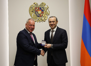 Արմեն Գրիգորյանն ընդունել է Հայաստանում ԵՄ դիտորդական առաքելության ղեկավարին