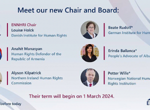 Մարդու իրավունքների ազգային հաստատությունների եվրոպական ցանցի (ENNHRI) Կառավարման խորհրդի անդամ