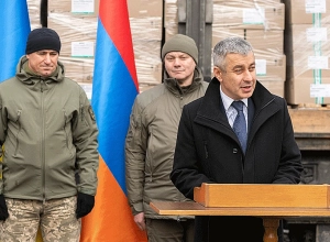 В Украину поступила очередная партия гуманитарной помощи из Армении