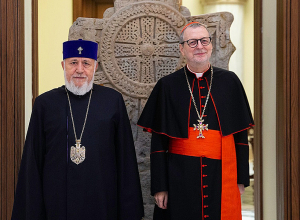 Կաթողիկոսը Հռոմի Ֆրանցիսկոս Պապին է փոխանցել իր եղբայրական բարեմաղթանքները