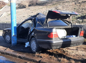 Ավտոմեքենան բախվել է սյանը. կա տուժած