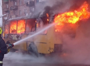 Սեւանում մարդատար ավտոբուս է այրվել