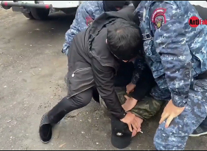 Ինչպես են ոստիկանները ձերբակալում Նարեկ Սամսոնյանին