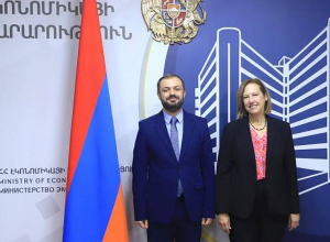 Министр экономики РА и посол США коснулись различных вопросов, связанных с сотрудничеством двух стран