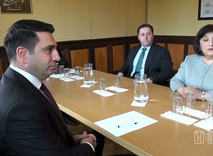 ՀՀ ԱԺ նախագահ Ալեն Սիմոնյանը Ժնեւում հանդիպել է Ադրբեջանի խորհրդարանի նախագահ Սահիբա Գաֆարովայի հետ