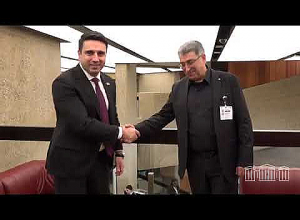 Делегация во главе со Спикером НС РА Аленом Симоняном находилась в Женеве